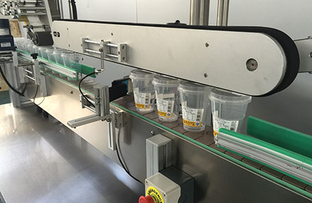 口香糖平側面貼標機