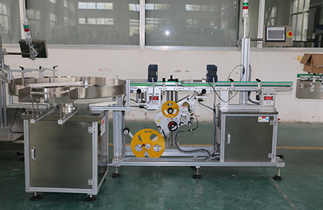 瓶子底面貼標機