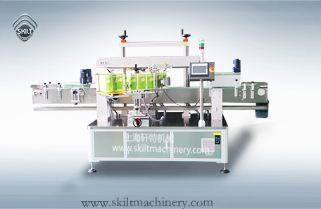 潤滑油雙面貼標機