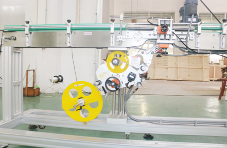 底面雙側面不干膠貼標機