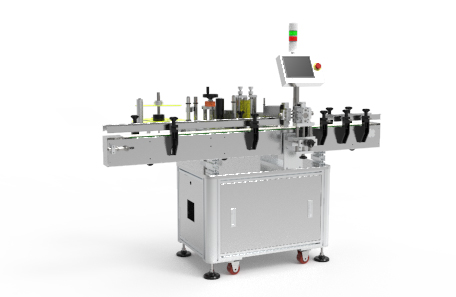 不規則瓶型定位貼標機