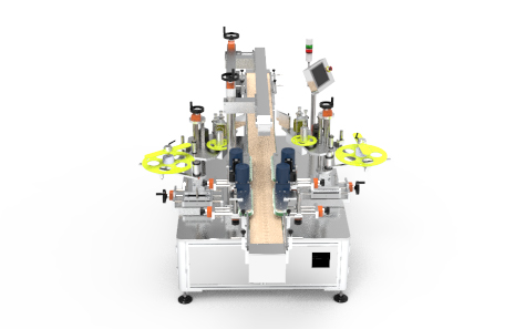 雙面兼圓瓶不干膠貼標機