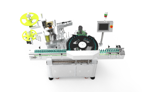 高速回轉式西林瓶不干膠貼標機