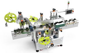 蓄電池平側面不干膠貼標機定制