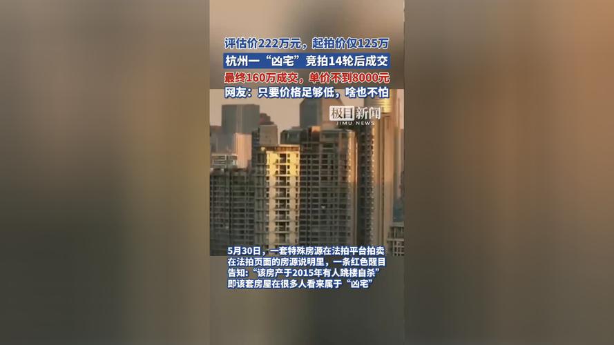 2025新奥资料正版大全和凶宅竞拍14轮后成交与杭州一凶宅竞拍14轮后成交